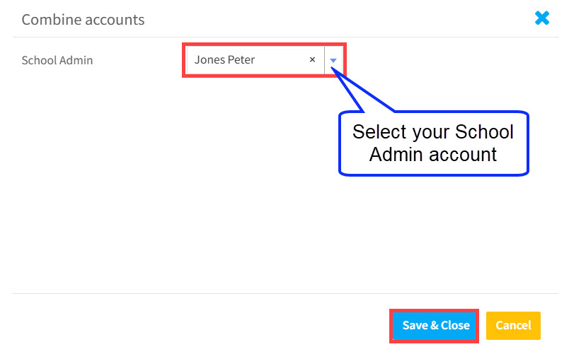 Combine Accounts