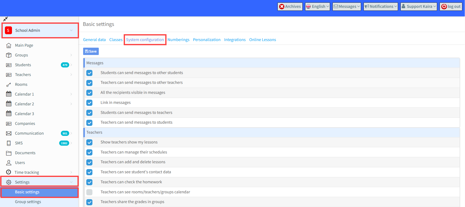 Enabling Time Tracking