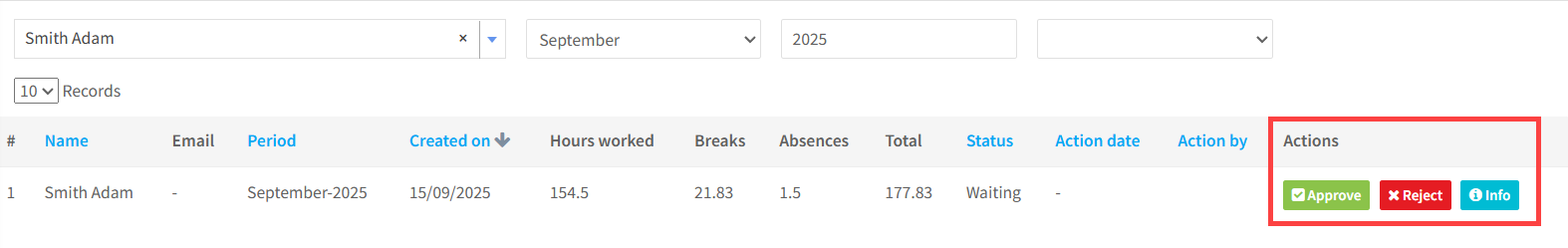 Time Tracking - the next steps for Employees