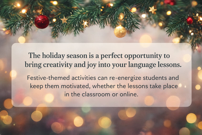 Christmas language lessons